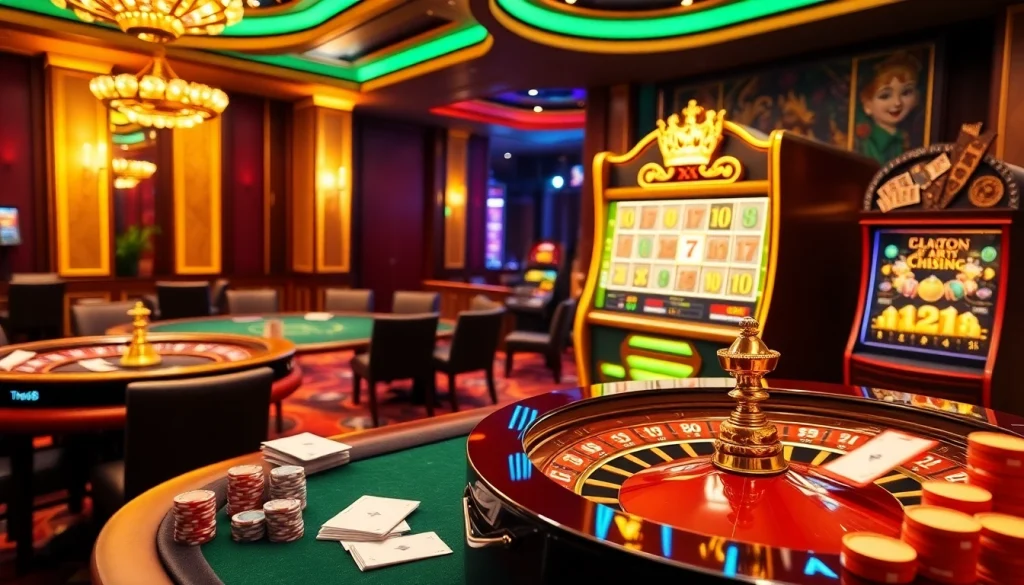 Experience the excitement of king88 as players engage in thrilling online gambling activities on vibrant tables.