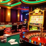 Experience the excitement of king88 as players engage in thrilling online gambling activities on vibrant tables.