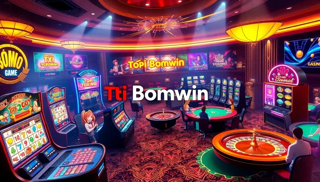 Engage in exciting online gaming experiences with Tải Bomwin at a vibrant casino.