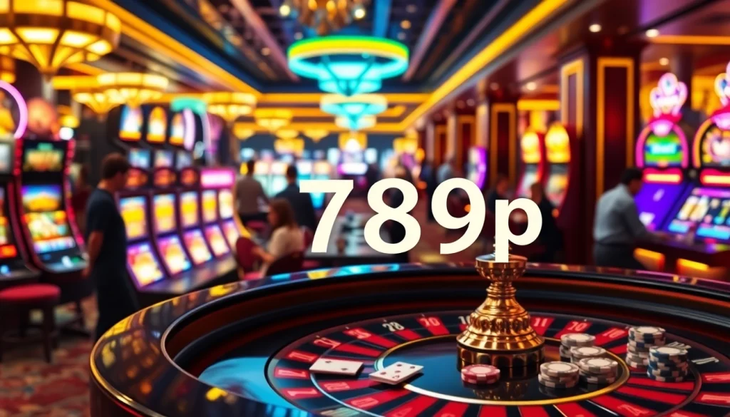 Experience the thrilling action of 789p at a bustling casino table.