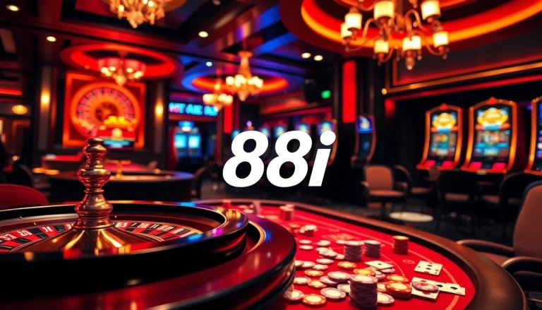 Experience the thrill of online gambling at 88i with luxurious tables and vibrant games.