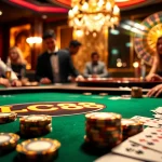 Experience the excitement of LC88 gaming with vibrant casino tables and engaging players.