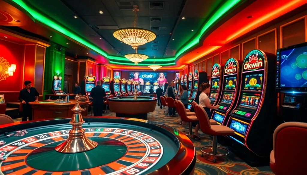 Experience thrilling moments at okwin with exciting casino games and vibrant slot machines.