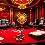 Players enjoying a thrilling poker game at https://slvip1.com.ph/ with vibrant casino elements