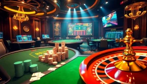 Trải nghiệm đẳng cấp với trò chơi bet vip, thể hiện những chip poker sống động và các lá bài trên bàn casino.