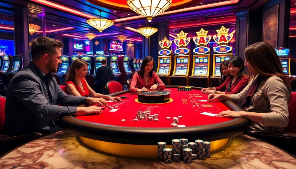 Experience excitement at the xn88 sòng bài with live dealers and vibrant casino ambiance.