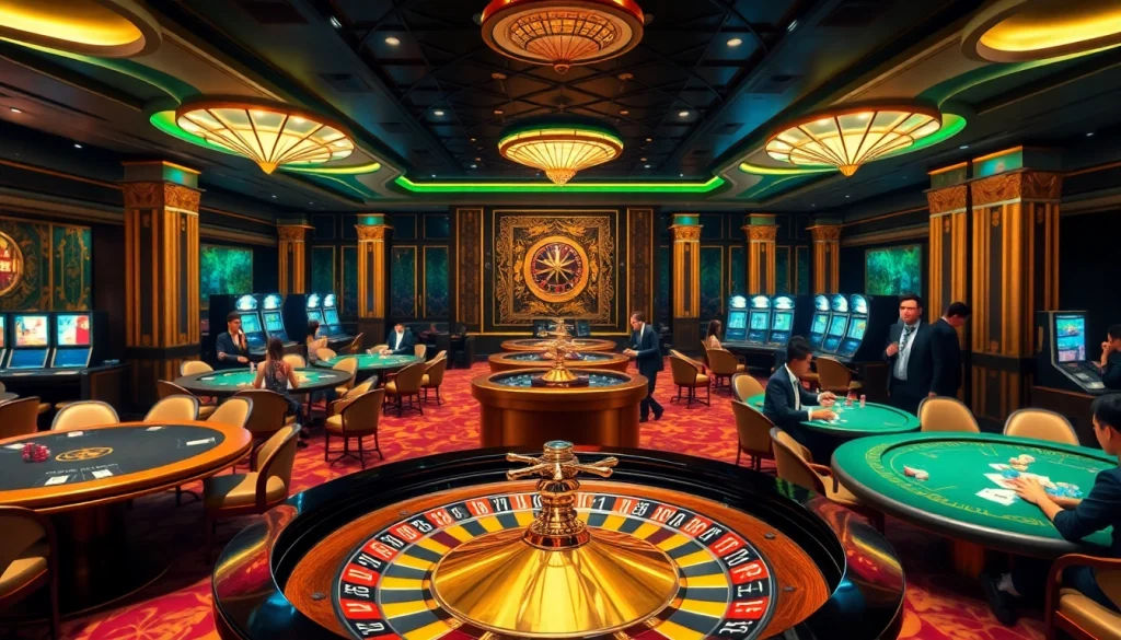 Trải nghiệm sự phấn khích khi đánh bạc tại 24kclub với bàn chơi sang trọng và người chơi sôi động.