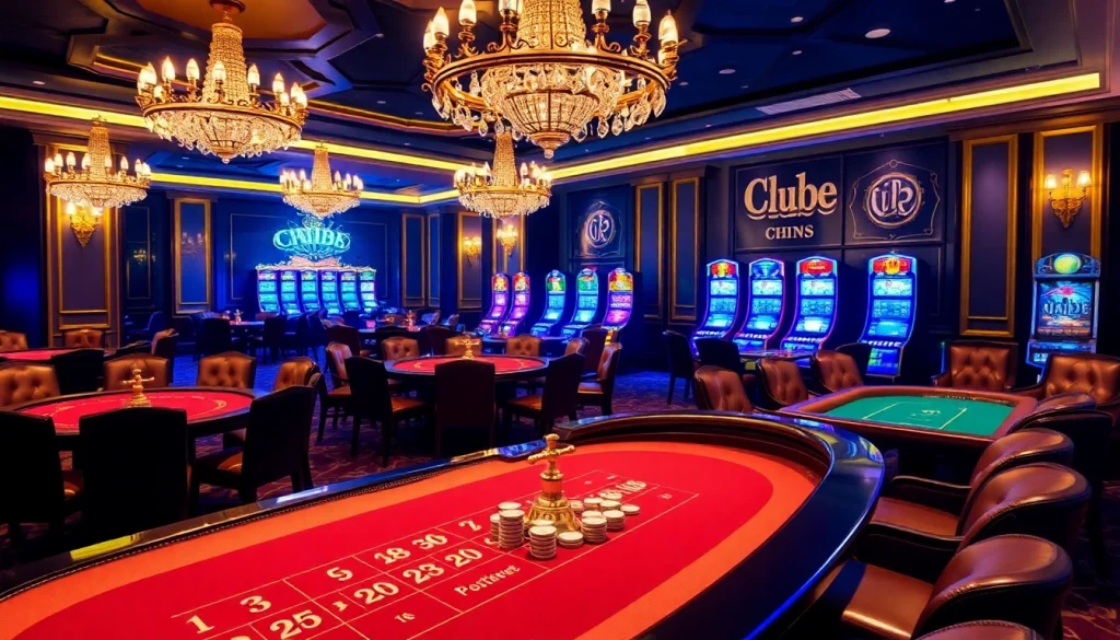 Experience exclusive gaming rewards at Clube VIP HHBET with luxurious casino visuals.