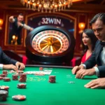 Experience thrilling poker action at 32WIN's luxurious casino tables, where every hand counts.