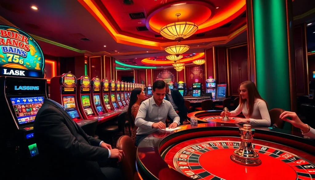 LV88 casino players enjoying high-stakes games at elegantly designed gaming tables.