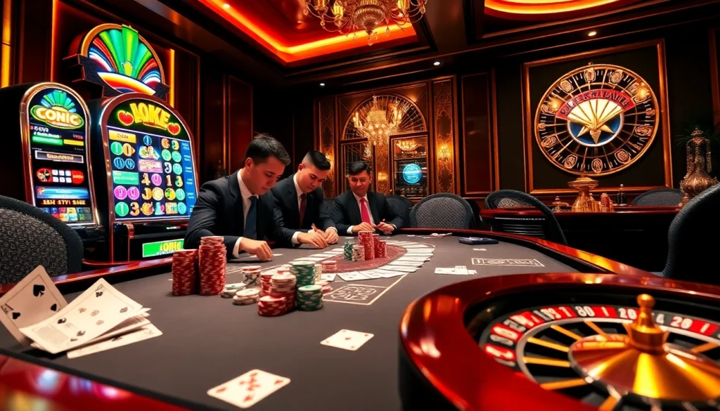 Experience the excitement of gambling at https://urr88.com/ with vibrant casino scenes and professional players.