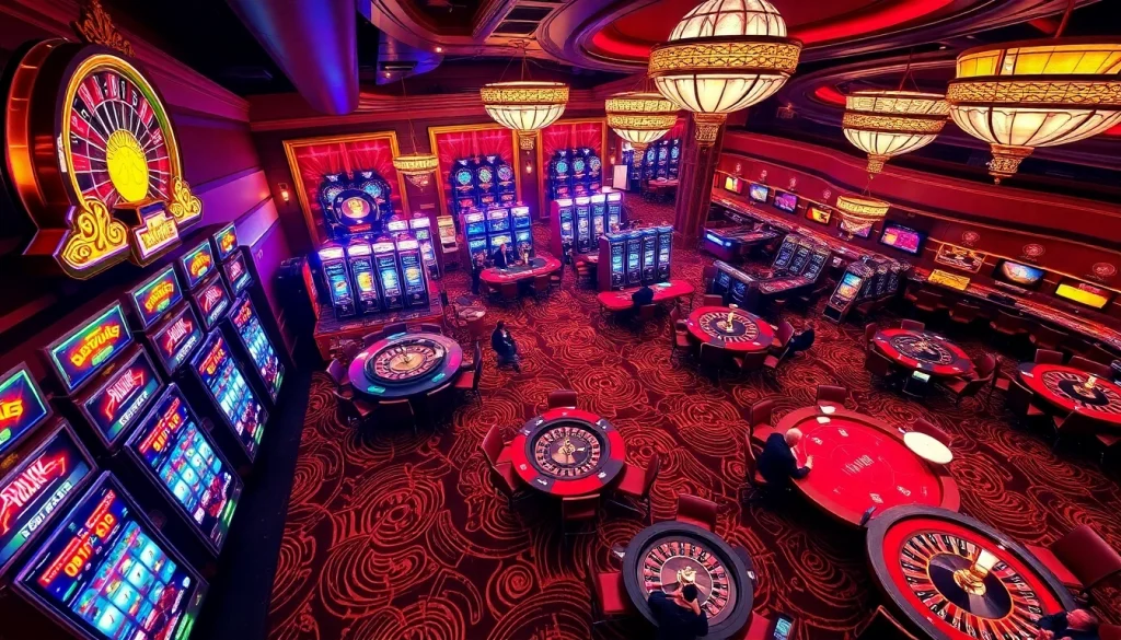 Sunwin players enjoying a thrilling casino environment with engaging games and rich visuals.
