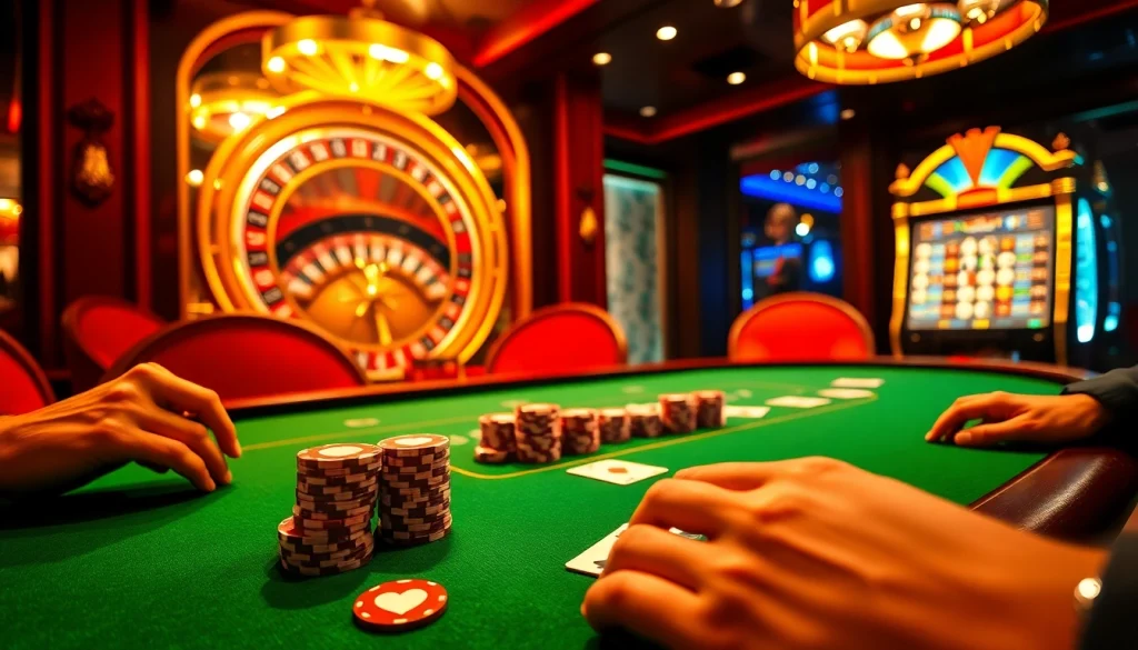 Experience thrilling poker action at https://688v.games/ with vibrant casino ambiance and professional stakes.