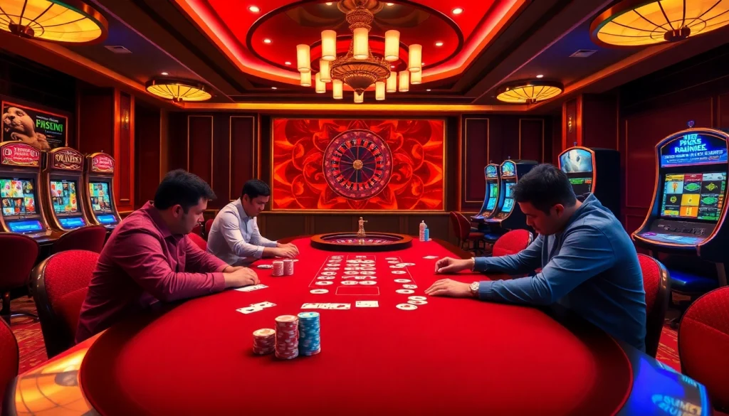 Experience the thrill of poker and slots at new88's luxurious casino.