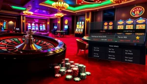 Experience the thrill of BL555 with vibrant casino activities, poker tables, and roulette games.