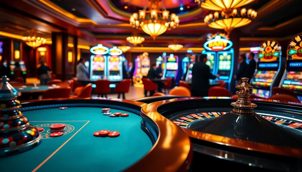 Experience the thrill of gaming at king88.com with vibrant slot machines and dynamic casino tables.