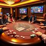 Experience thrilling gameplay at https://kk55.group with an exciting blackjack table and vibrant casino atmosphere.