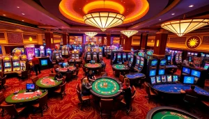 Experience the thrill of gaming at sunwin with exciting casino tables and vibrant slot machines.