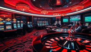 Players enjoying games on the phtaya.ac online casino platform, showcasing excitement and luxury.