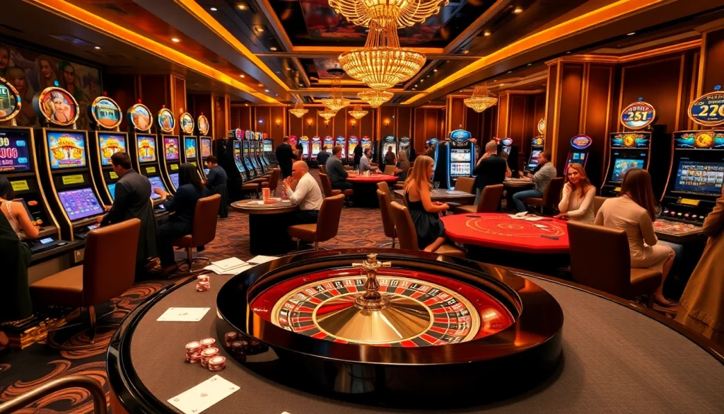Experience the excitement of lc88 at a lively casino table filled with action.