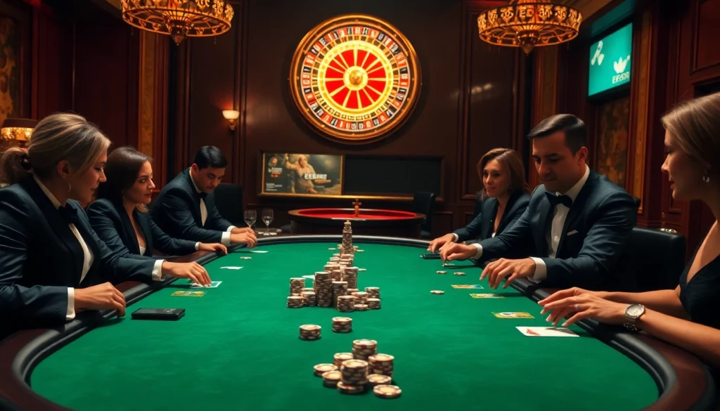 Experience the excitement of EE88 with high-stakes poker gameplay at a luxurious casino