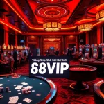 Experience the excitement of Đăng Nhập Nhà Cái 68VIP with vibrant casino gaming elements.