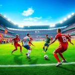 Experience the thrill of Trực tiếp bóng đá with live action from the stadium.
