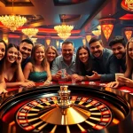 Players enjoying the thrilling ambiance at GemBet Betting Site's Roulette table.