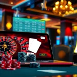 Engage with Nhà cái Bongvip's vibrant online gambling experience featuring roulette and betting slips.