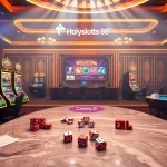 Experience the thrill of online gambling with Holyslots88, featuring vibrant slot machines and live dealer tables.