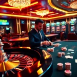 TR88 casino experience with vibrant roulette and poker, showcasing luxury gaming.