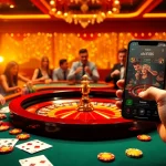 Experience the thrill of ok8386 casino with vibrant roulette action and players betting.