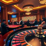 Experience the excitement of online gambling with MM88, featuring a vibrant roulette table and engaging players.