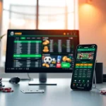 Experience the seamless interface of mm88 com in a modern online gambling setup, highlighting user-friendly features.