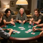 Players enjoying an engaging poker game on trang chá»§ 5679 with social interactions and strategy
