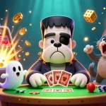 Engage with exciting gaming action as you tải sunwin, featuring colorful characters and vibrant casino elements.